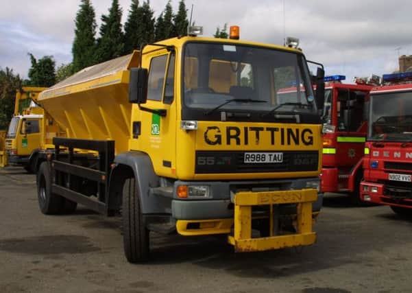 Notts county council gritter