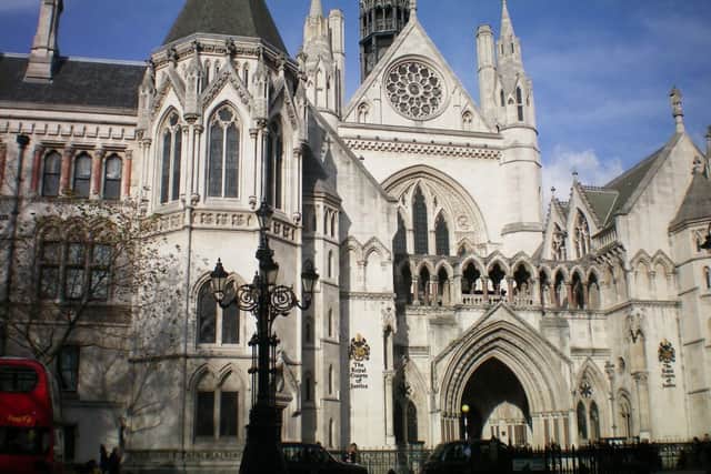 The Royal Courts of Justice, London