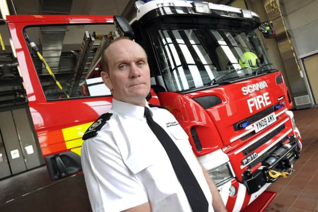 Pictured is Deputy Chief Fire Officer of South Yorks Jamie Courtney