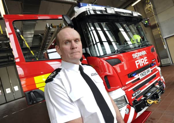 Pictured is Deputy Chief Fire Officer of South Yorks Jamie Courtney