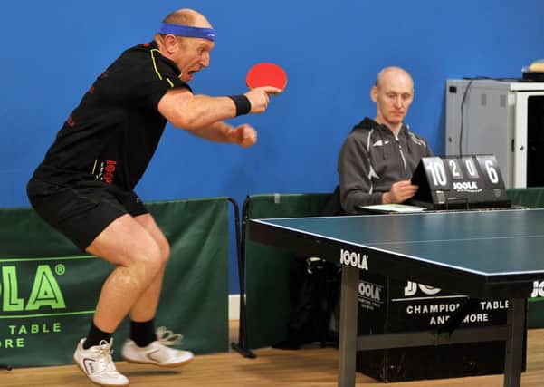 Gainsborough Table Tennis league, pictured is Clive Mitchell (G130212-6c)