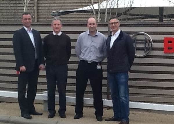 Bosch employees, Malcolm Kilpatrick, Pete Needell, Chris Hickman and Paul Nicholson