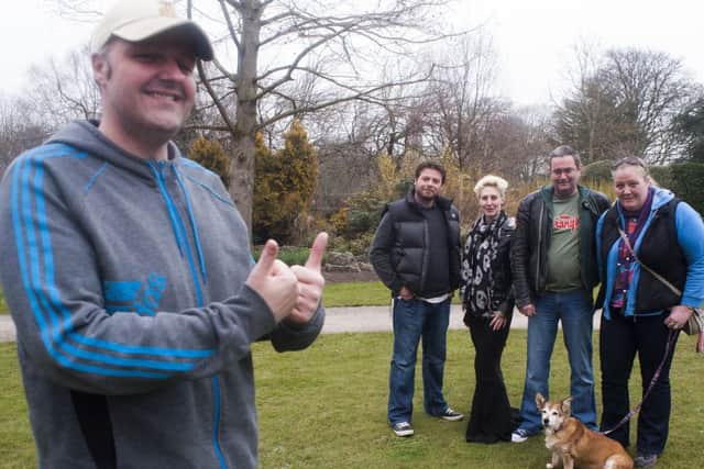 Local Cllr Alan Cambers Left and some of the members of the local community group, organised on facebook, celebrate their successful opposition to the proposed Asda Filling Station at Kings Park Retford
12 April 2013
Image © Paul David Drabble