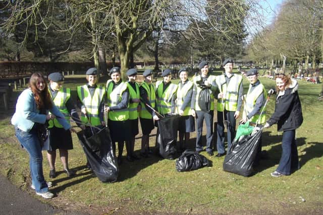 A squadron of Retford Air Cadets have helped to launch this years Big Bassetlaw Spring Clean, which runs until 5th May.