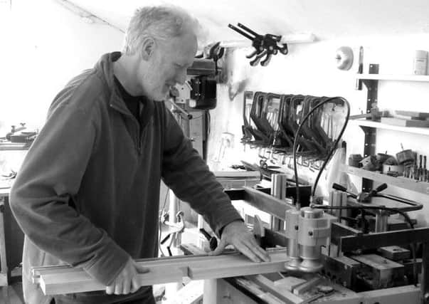 Laneham furniture maker and designer, Lee Sinclair