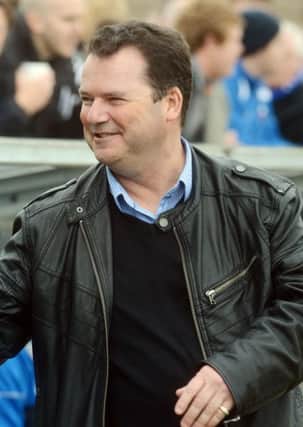 Blue Square Bet North play-off final. Gainsborough Trinity v Nuneaton Town. Trinity Chairman Peter Swann G120513-3m