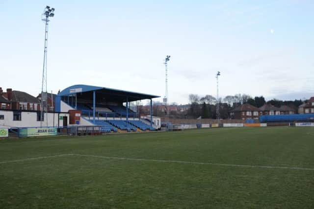 The Northolme Football Ground, Northolme, Gainsborough.
Gainsborough Trinity v Hyde United.
Picture: Game cancelled due to frozen pitch?