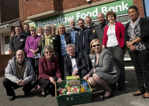 Bassetlaw District Council chief executive, Neil Taylor officially launched the Bassetlaw Food Bank in Lowtown Street, Worksop on Monday