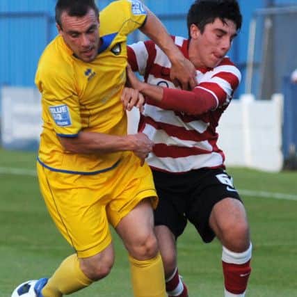 Gainsborough Trinity FC v Doncaster Rovers FC. Pictured is Dom Roma G120808-1a