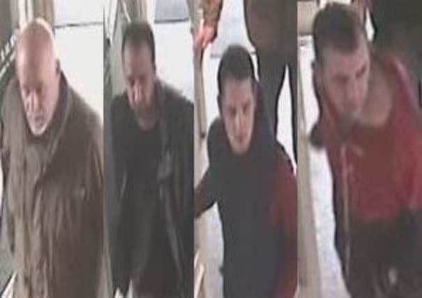 Police would like to speak to these men in connection with a theft in Worksop