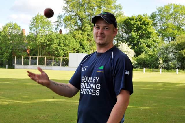 Chris Tindle, who took record bowling figures for Firbeck on Saturday (w130604-5b)
