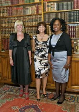 Committee members Alison Hill, Sonia Pavier and Veronica Pickering - recently appointed Deputy Lieutenant of Nottinghamshire