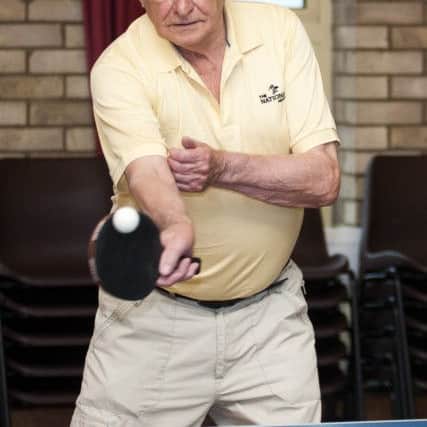 Clifford Bacon, 72 who is back playing table tennis for the first time since 1958 thanks to Steve Mason, league organiser at Gainsbrough Methodists Church.
26 June 2013
Image © Paul David Drabble
www.pauldaviddrabble.co.uk