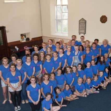 The cast of Wales Musical Theatre Company who are preparing for Showstoppers 2013 to be performed in September