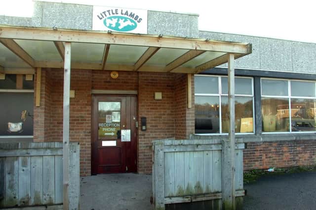Arson attack at Little Lambs Nursery in Gainsborough G111212-2a