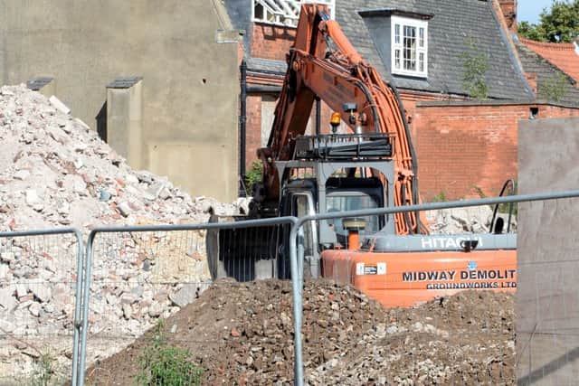 Work on the new KFC site on Roseway in Gainsborough G130813-1b