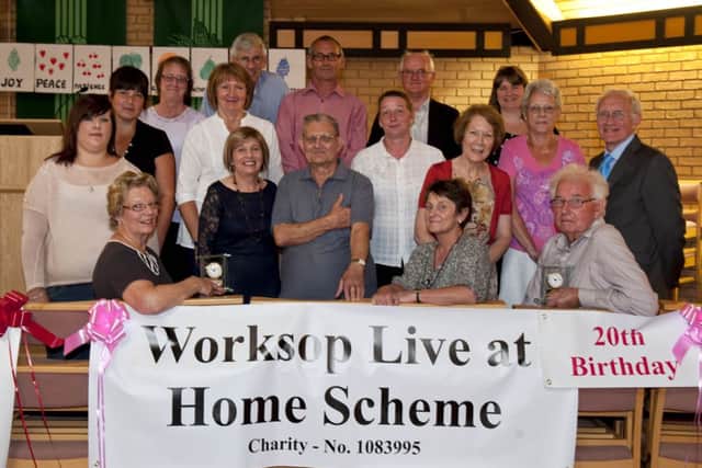 The Worksop Live At Home Scheme celebrated its 20th anniversary on Monday