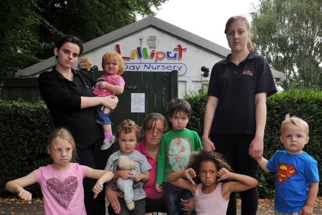 Children and staff at Lilliput Day Nursery are upset after thieves stole outdoor toys and play equipment (w130815-3b)
