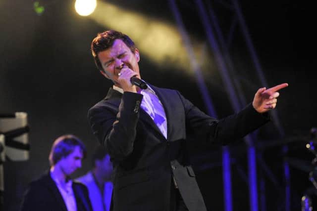Flashback Festival at Clumber Park, pictured is Rick Astley (w130820-3v)