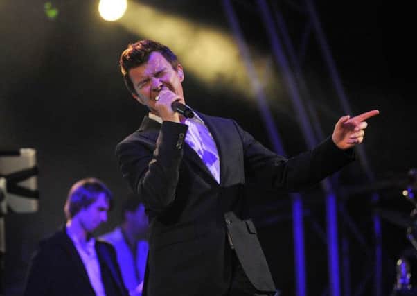 Flashback Festival at Clumber Park, pictured is Rick Astley (w130820-3v)