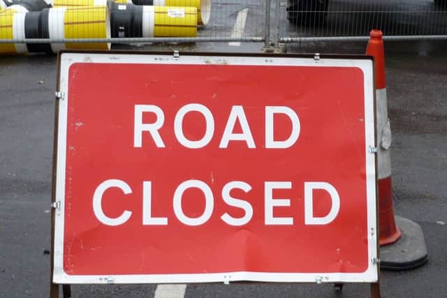 Road closed