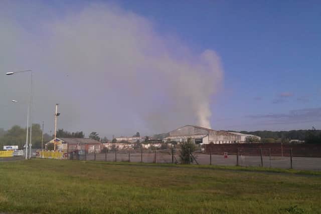 Fire near recycling centre at Shireoaks