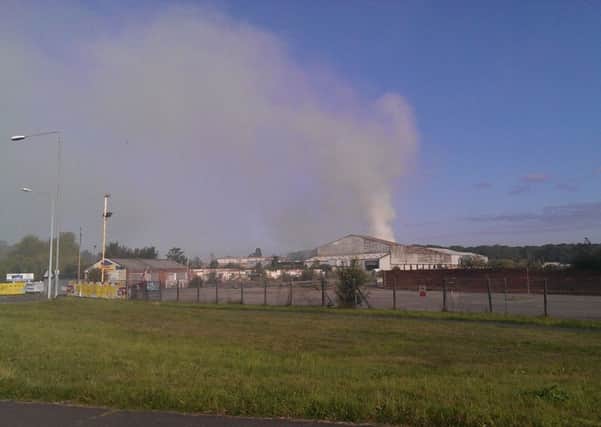Fire near recycling centre at Shireoaks