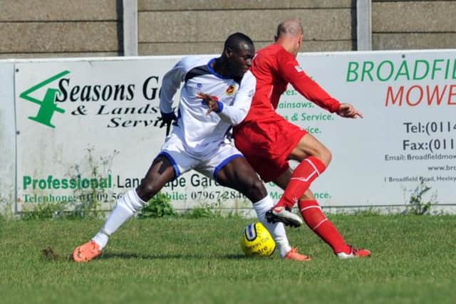 Dinnington Town v Cleethorpes Town, pictured is Jo Jo Louey (w130827-4g)