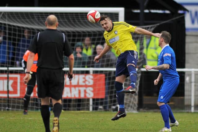 Worksop Town v Matlock Town. Pictured is Luke Shiels (w121229-1b)
