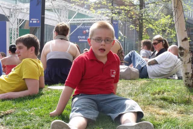 Bradley Albans. Bassetlaw Hospital apologised after he was left with brain damage