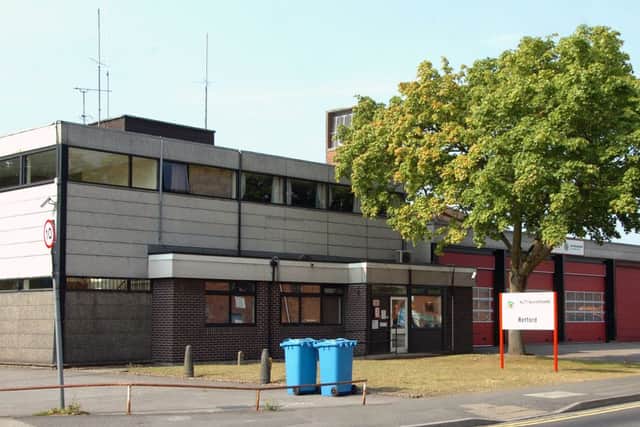 Retford Fire Station, Wharf Road (w110803-2a)