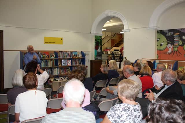 Author Stephen Booth gives a talk at Gainsborough Library