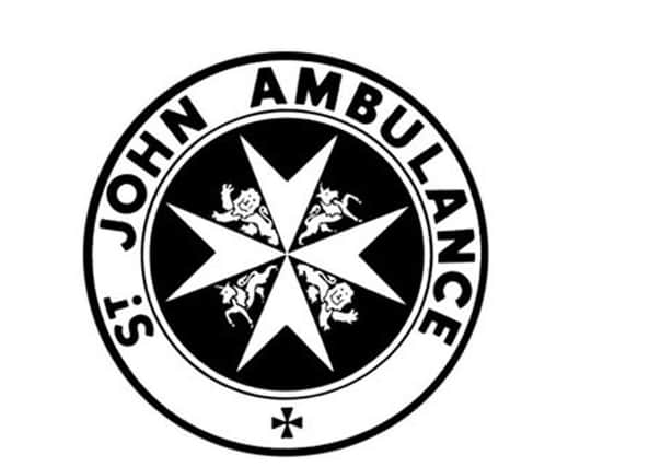 St John Ambulance logo.