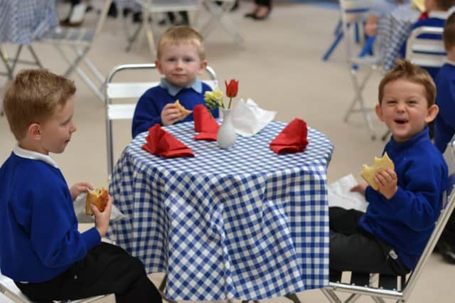 Pupils took part in a French-style cafe event as part of their studies
