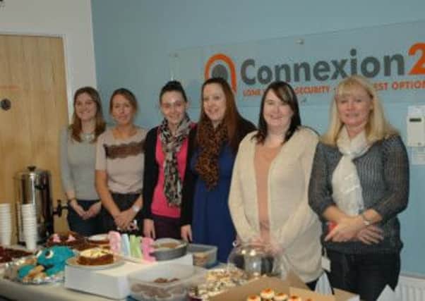 Sarah Dawson, Helen Shaw, Chloe Blanch, Amy Marsh, Kelly Moss and Carron Cregan, who are all staff at Connexion2