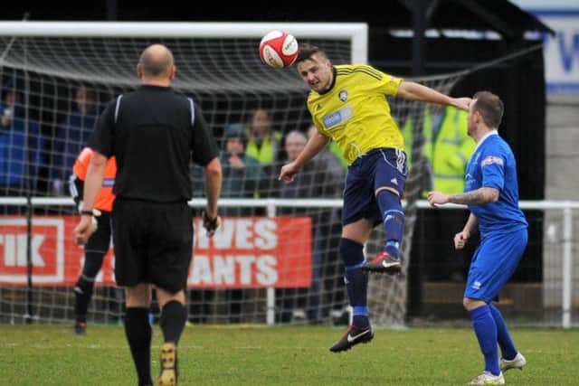 Worksop Town v Matlock Town. Pictured is Luke Shiels (w121229-1b)