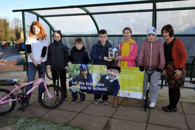 Greenlands School has been awarded the Bronze School Mark for outstanding contribution to cycling.
