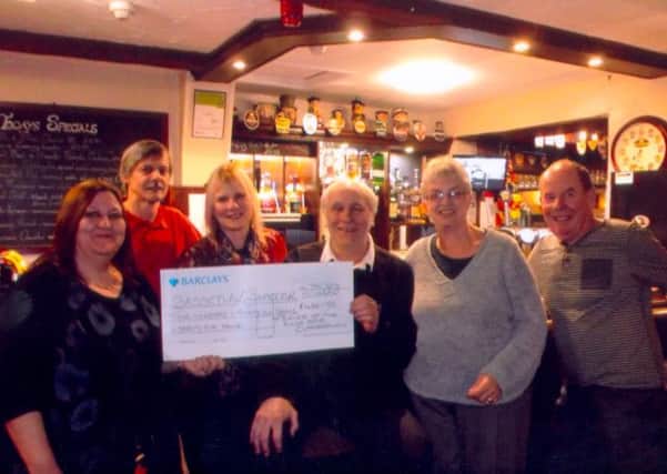 The Kings Arms in Clarborough have raised an amazing £436.75 for Bassetlaw Hospital