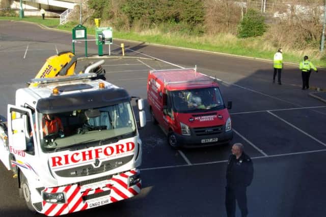 Police incident in Churchgate car park in Retford