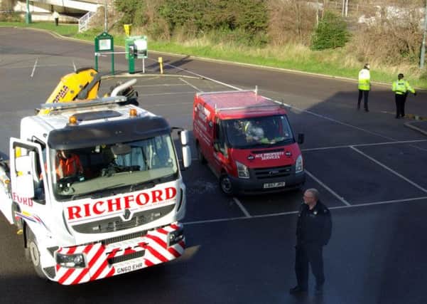 Police incident in Churchgate car park in Retford
