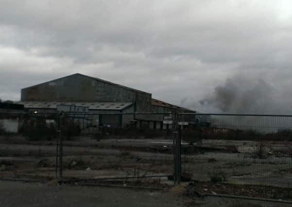 Recycling Centre fire in Shireoaks Road