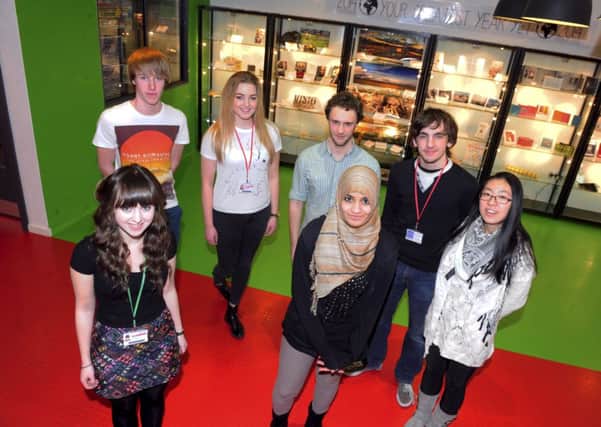 John Leggott College students who have been offered places at Oxford and Cambridge Universities, (back, L-R) Alex Merrills (18), Ellie Jaques (18), Ethan Tonks (18), William Crosby (18), Tiansi Jing (19), (front, L-R) Chloe Cliff (18) and Faryal Amir (18).