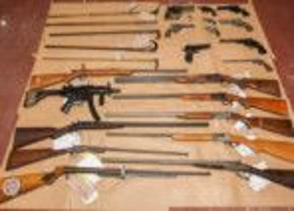 Some of the firearms handed in during the amnesty