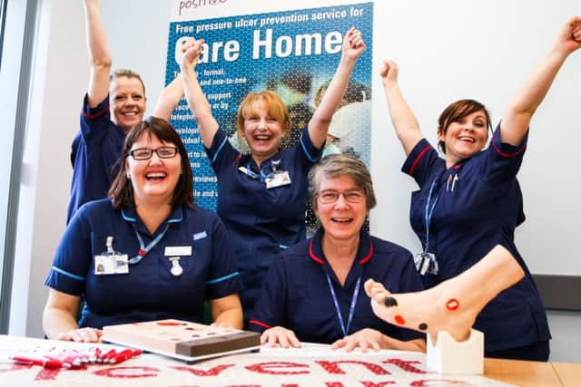 The Tissue Visibility team, based in Retford, landed the 'best team of the year' award