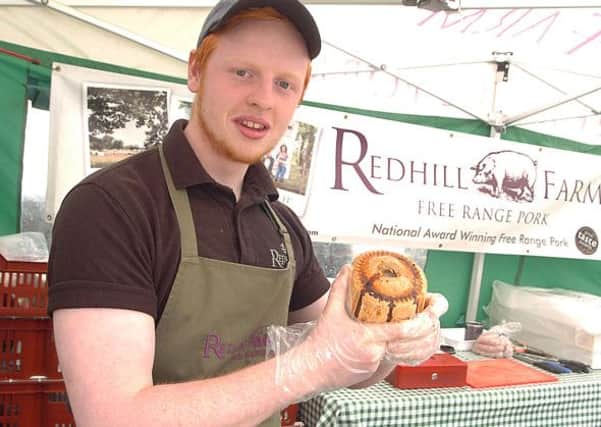 Seth Bird of Redhill Farm at Epworth Food Festival. (Buy this photo E2281TS) Picture: Tony Saxton