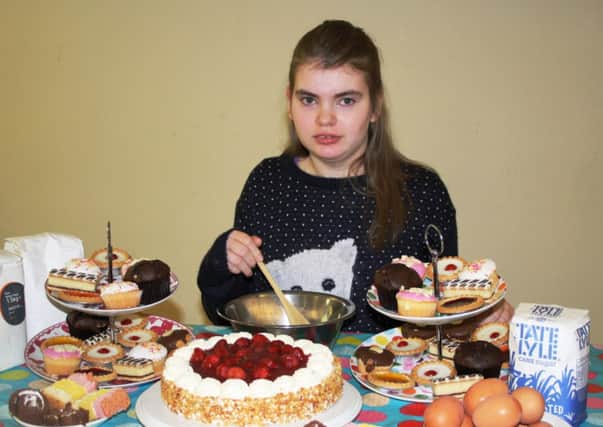 Lucy McNabb, 15, helps support the Great Birthday Bake