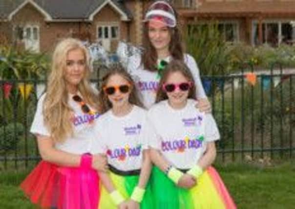 One Direction star Louis Tomlinson's sisters Lottie, Felicity, Daisy and Phoebe are doing a charity run for Bluebell Wood Hospice