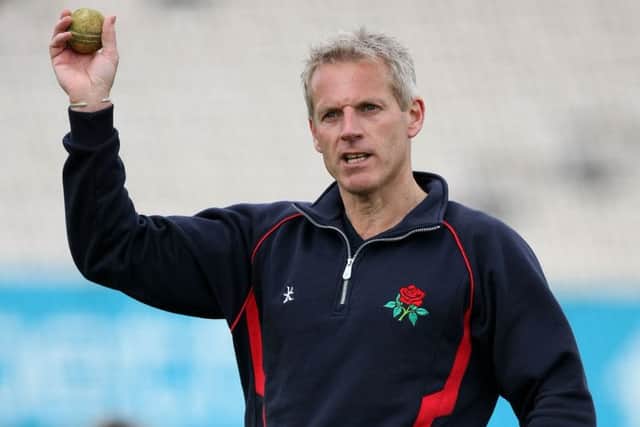 PICTURE BY VAUGHN RIDLEY/SWPIX.COM - Cricket - Pre-Season Friendly - Lancashire v Yorkshire - Old Trafford, Manchester, England - 09/04/09.

Copyright - Simon Wilkinson - 07811267706.

Lancashire's Peter Moores.