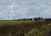 Campaign group No To Local Wind Farms has produced this image to show what a wind farm near Corringham would look like
