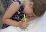 Kids could win half a day's drawing lesson with a professional artist